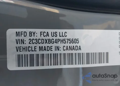2023 Dodge Charger Sxt from USA, damaged, VIN 2C3CDXBG4PH575605